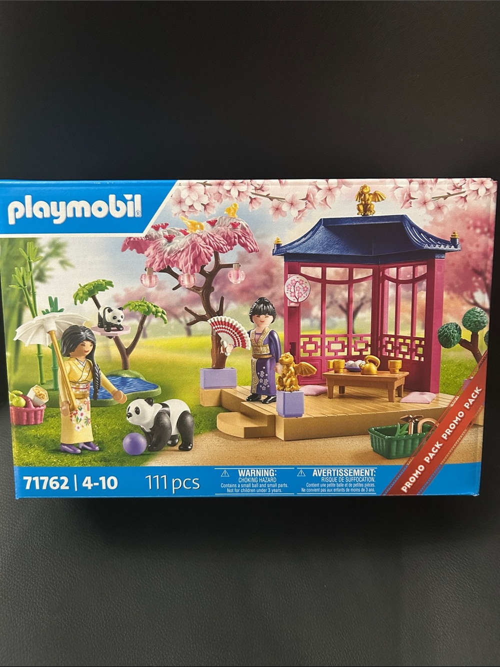 BNIB 🆕 Playmobil Asian Garden Playset - 111 pcs / Panda, Cherry Blossom Tree